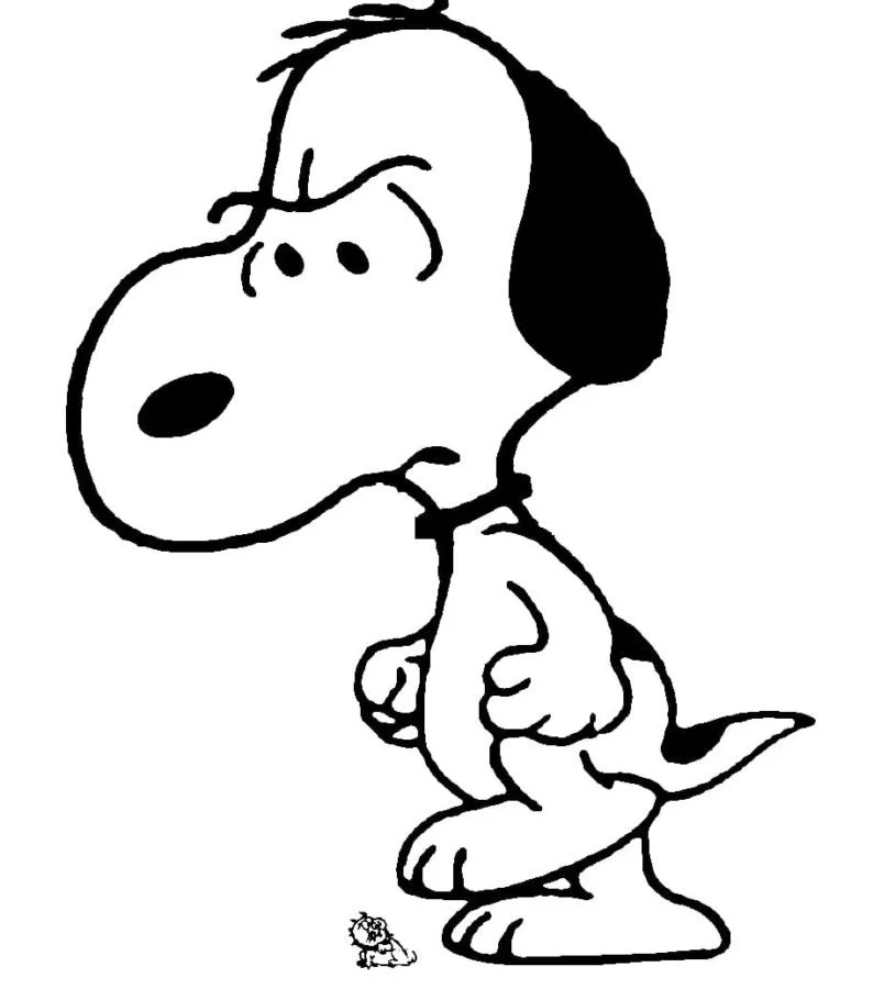 Snoopy Coloring Pages 96