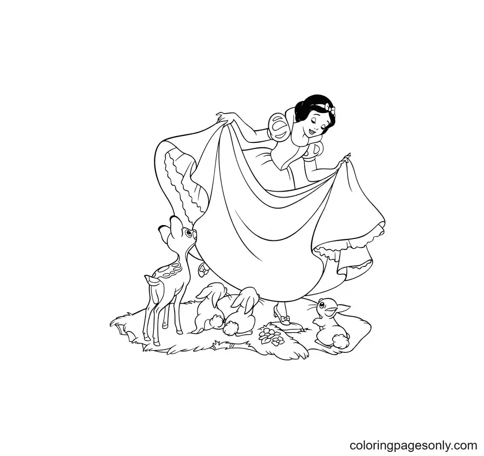 Snow White Coloring Pages 58