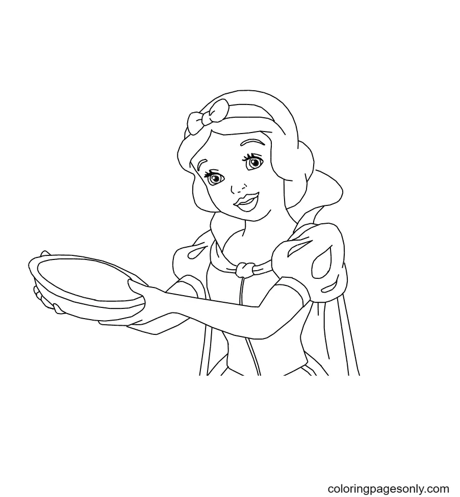 Blancanieves Para Colorear 61