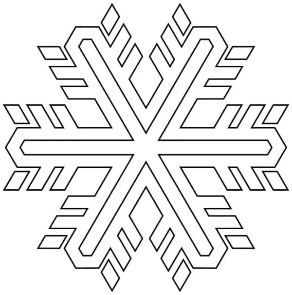 Snowflake Coloring Pages