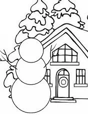 Snowman Coloring Pages 11