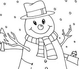 Snowman Coloring Pages 16