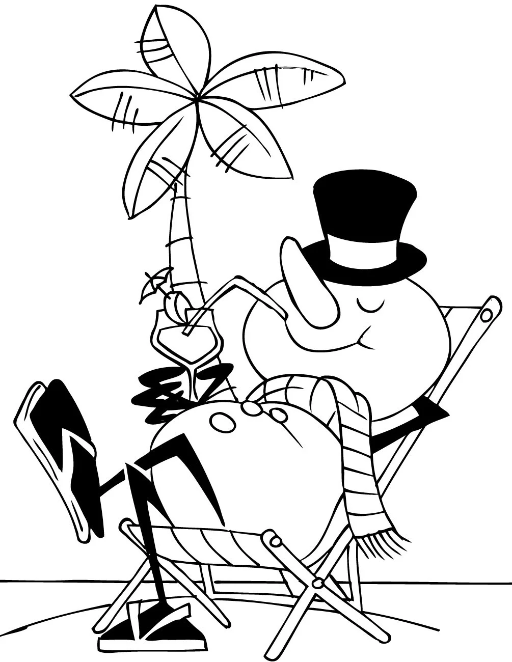 Snowman Coloring Pages 18