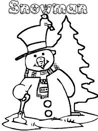 Snowman Coloring Pages 37