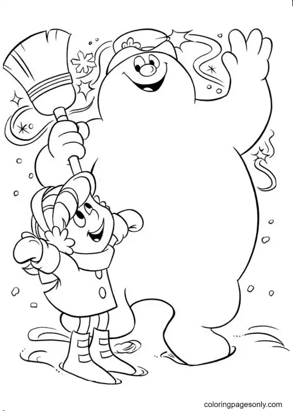 Snowman Coloring Pages 38