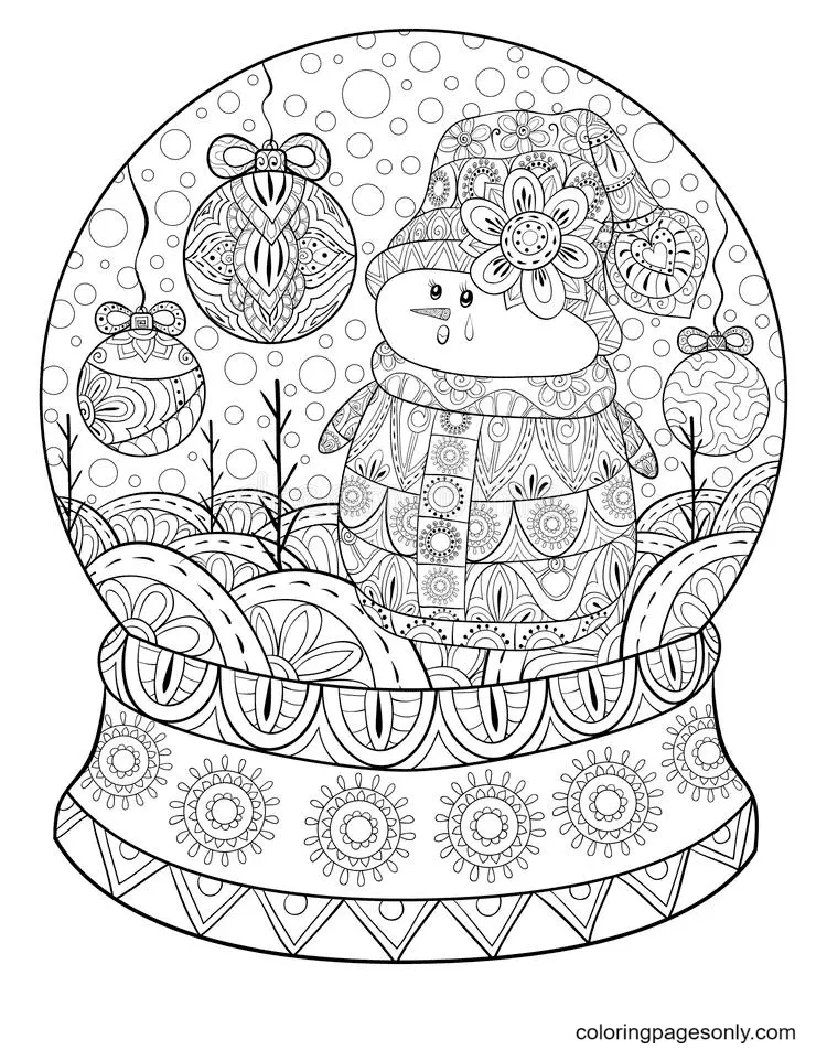 Snowman Coloring Pages 67