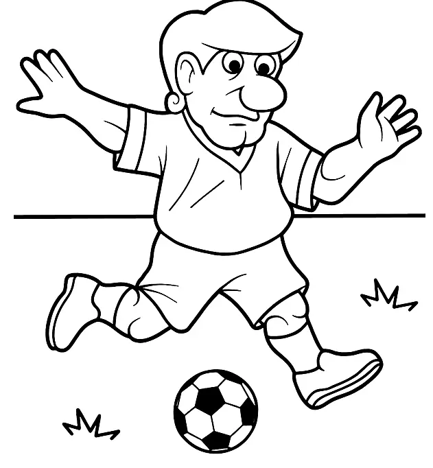 Futebol para colorir 63