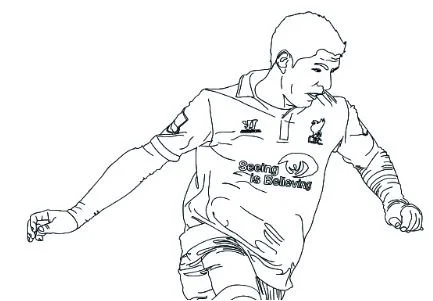 Soccer Players Coloring Pages 185