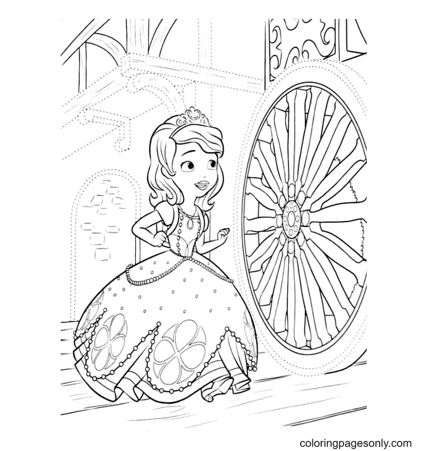 Sofia The First Coloring Pages 69