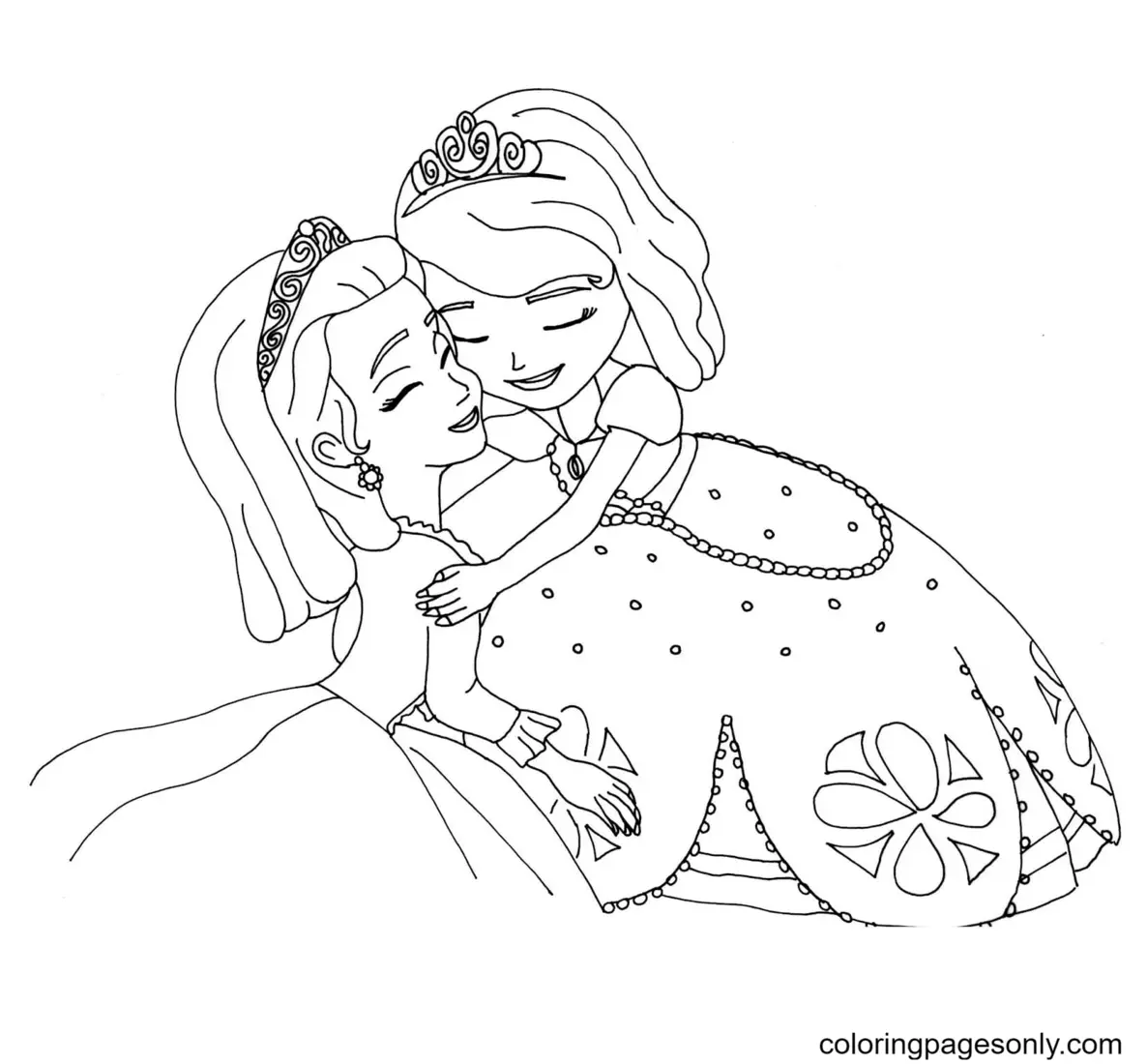 Sofia The First Coloring Pages 95