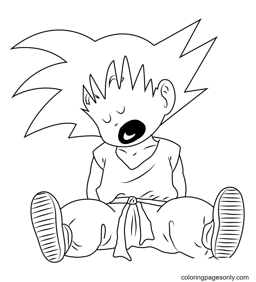 Son Goku Ausmalbilder 51