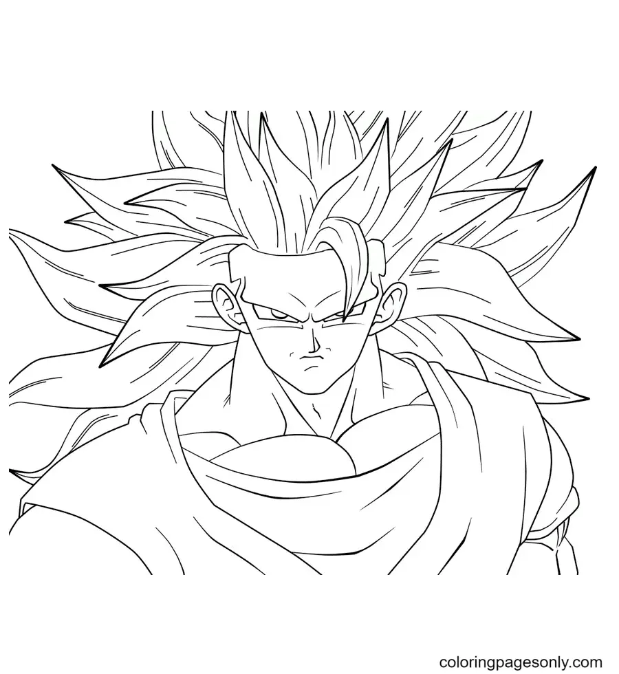 Son Goku Coloring Pages 54