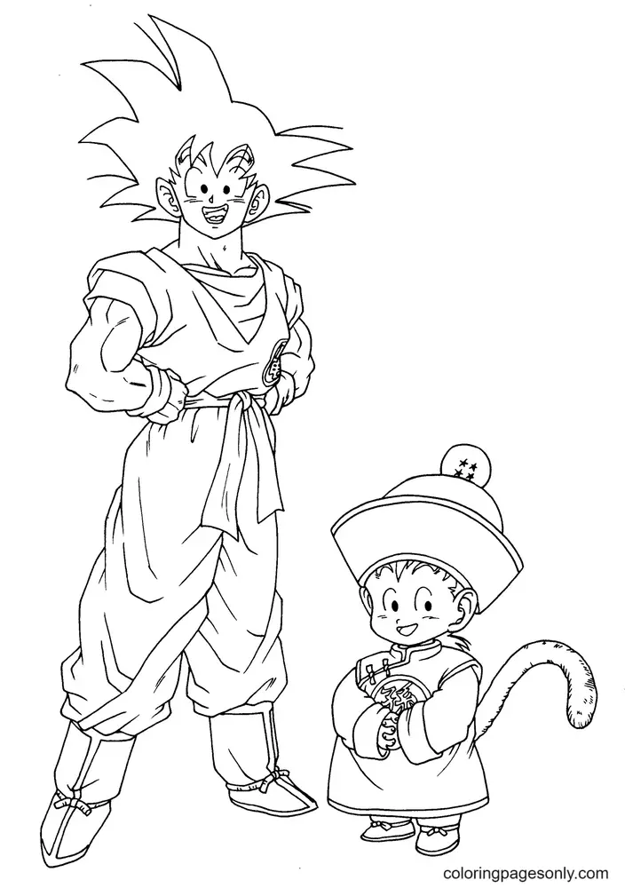 Son Goku Coloring Pages 63