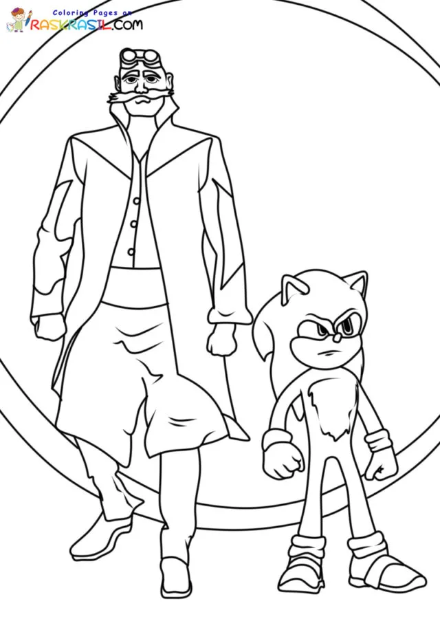 Sonic 3 Coloring Pages 4