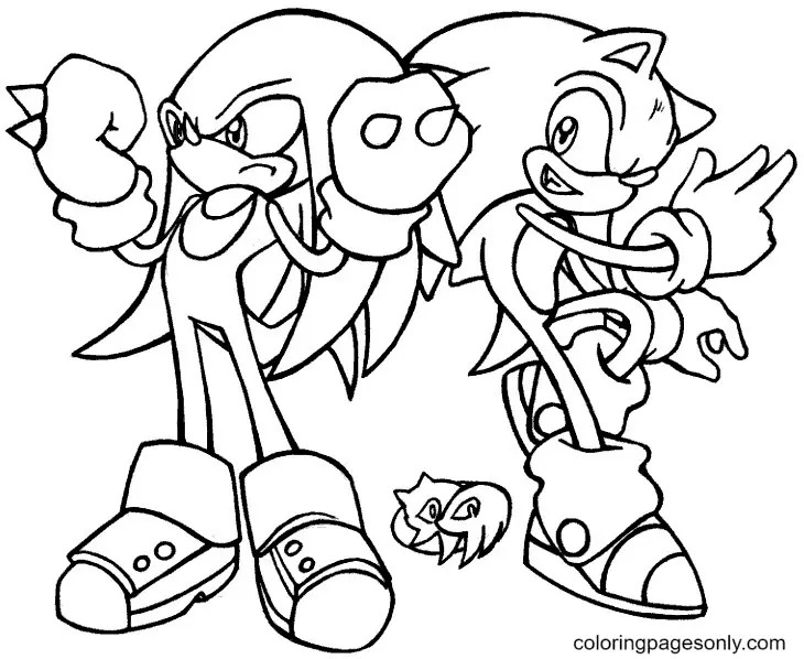 Desenhos de Sonic Para Colorir 15