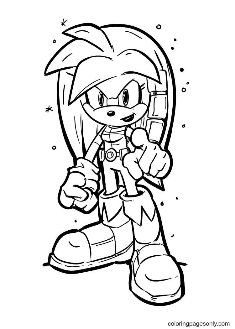 Desenhos de Sonic Para Colorir 37