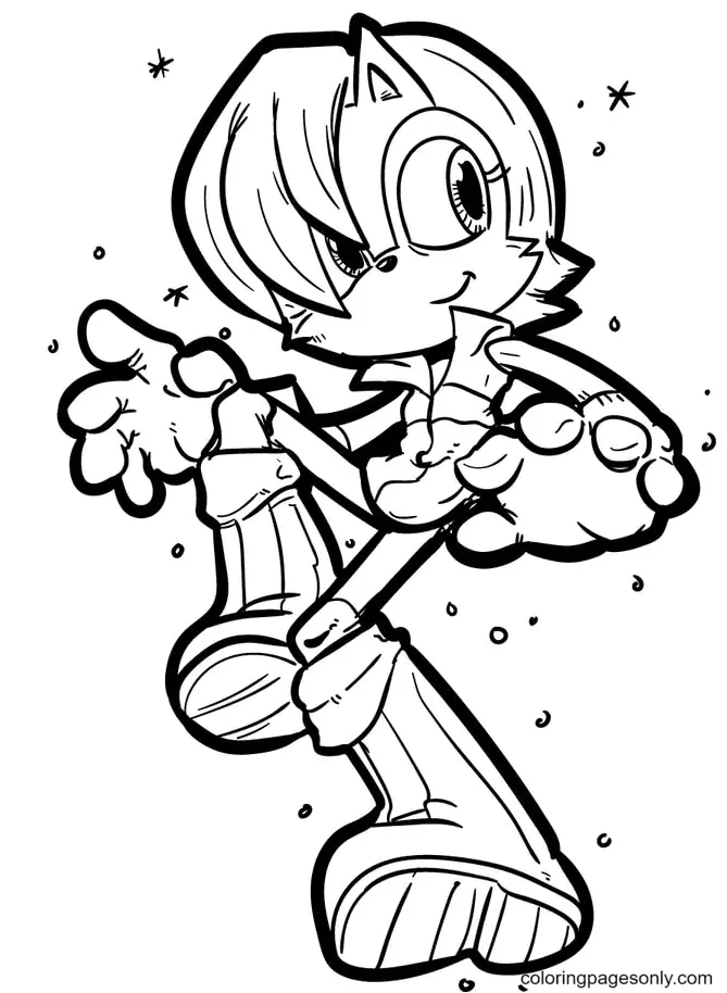 Desenhos de Sonic Para Colorir 50