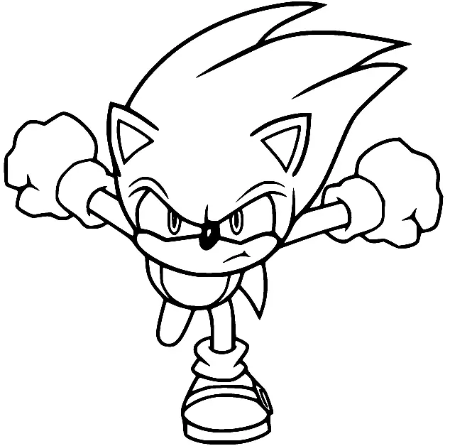 Desenhos de Sonic Para Colorir 56