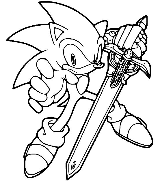 Desenhos de Sonic Para Colorir 60