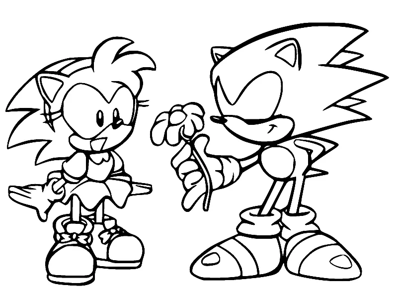 Desenhos de Sonic Para Colorir 61