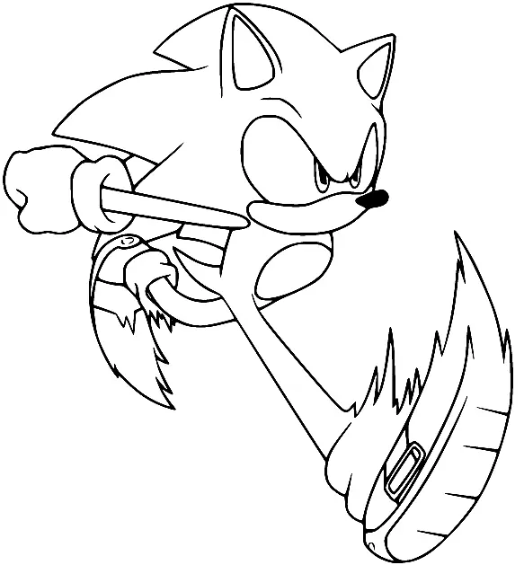 Desenhos de Sonic Para Colorir 62