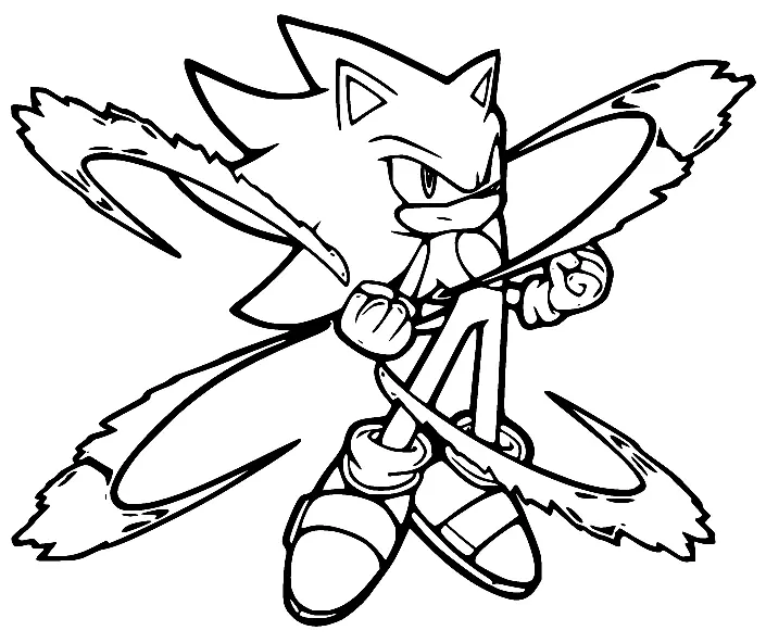 Desenhos de Sonic Para Colorir 63