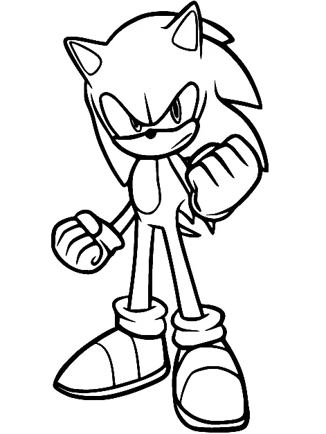 Sonic Coloring Pages 64