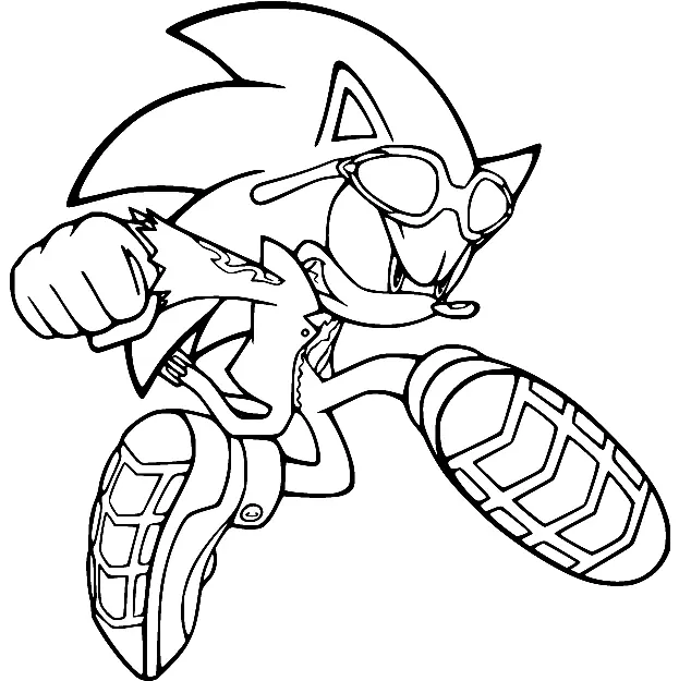 Desenhos de Sonic Para Colorir 65