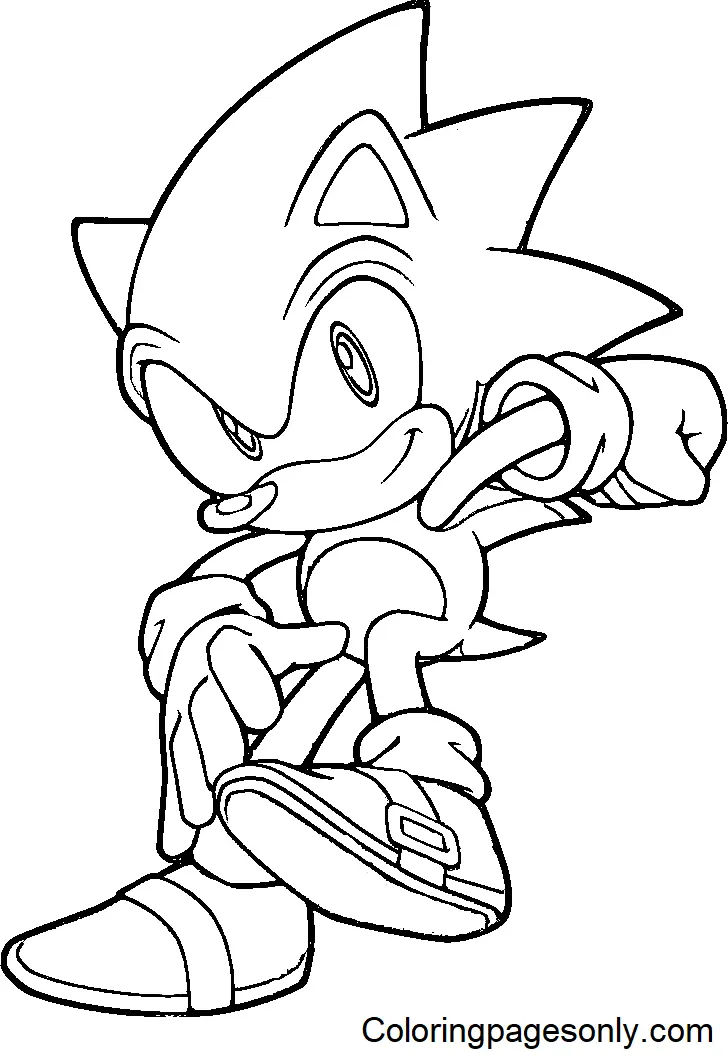 Desenhos de Sonic Para Colorir 67