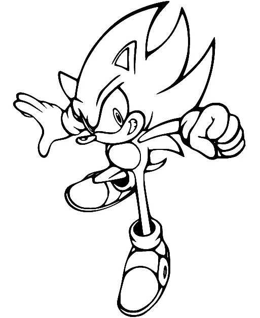 Desenhos de Sonic Para Colorir 70