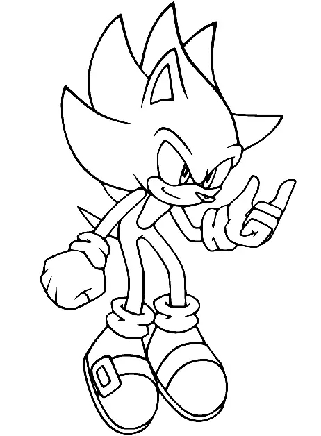 Desenhos de Sonic Para Colorir 75