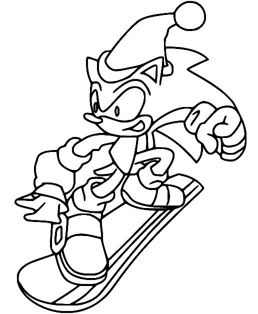 Desenhos de Sonic Para Colorir 76