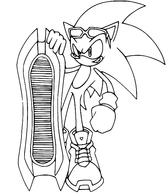 Desenhos de Sonic Para Colorir 77