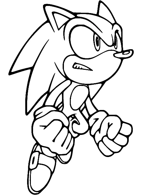 Desenhos de Sonic Para Colorir 78