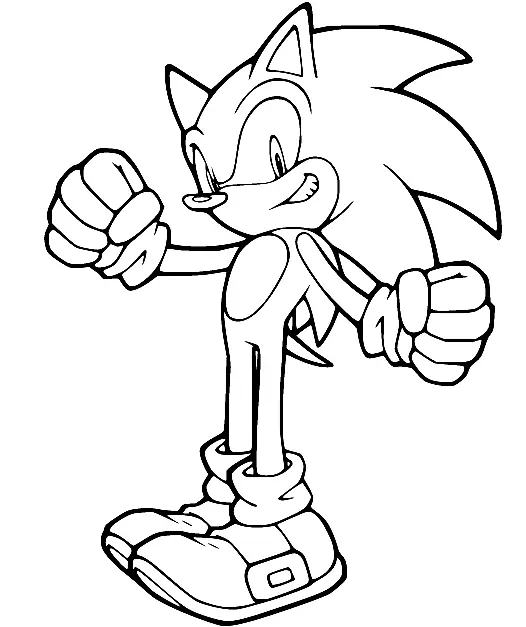 Desenhos de Sonic Para Colorir 81