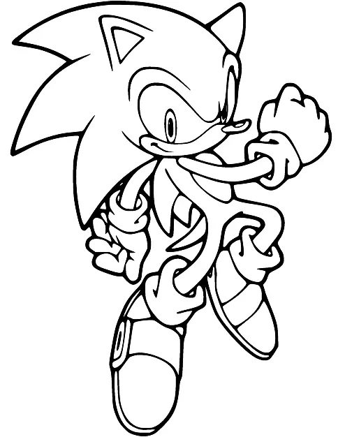 Desenhos de Sonic Para Colorir 82