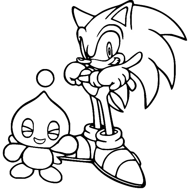 Desenhos de Sonic Para Colorir 83