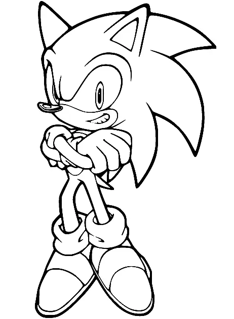 Desenhos de Sonic Para Colorir 86