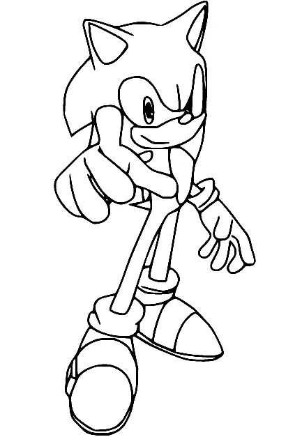 Desenhos de Sonic Para Colorir 88