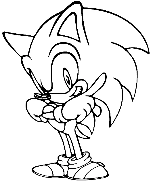 Desenhos de Sonic Para Colorir 89