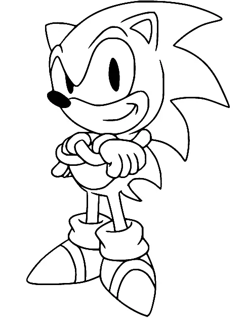 Desenhos de Sonic Para Colorir 90