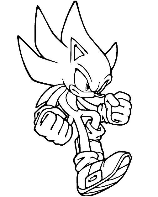 Desenhos de Sonic Para Colorir 93