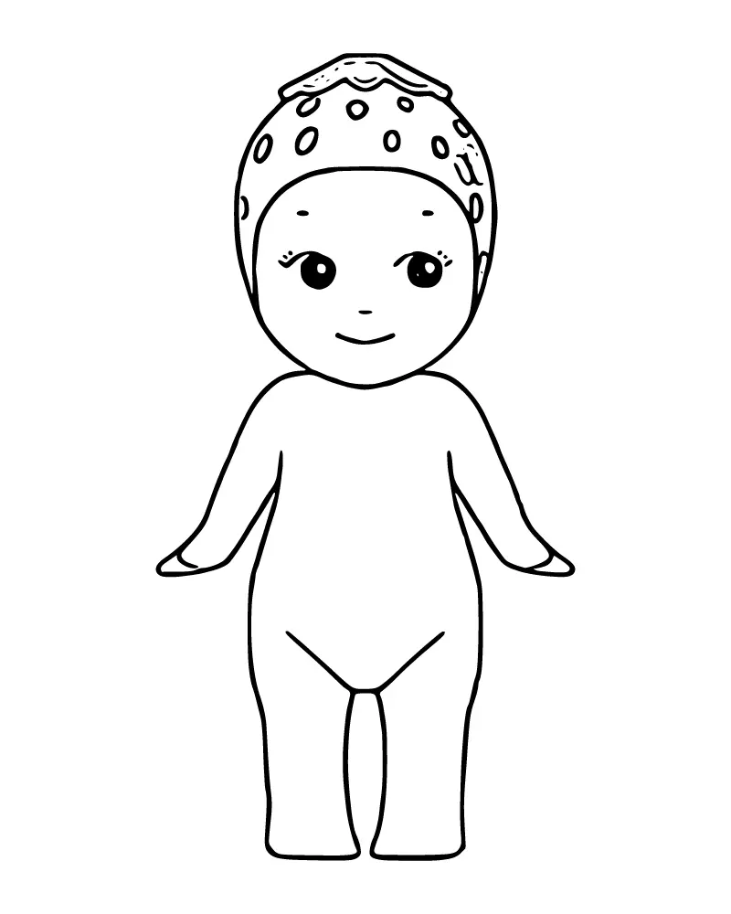 Sonny Angel para Colorear 1