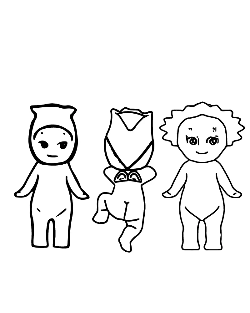Sonny Angel para Colorear 10