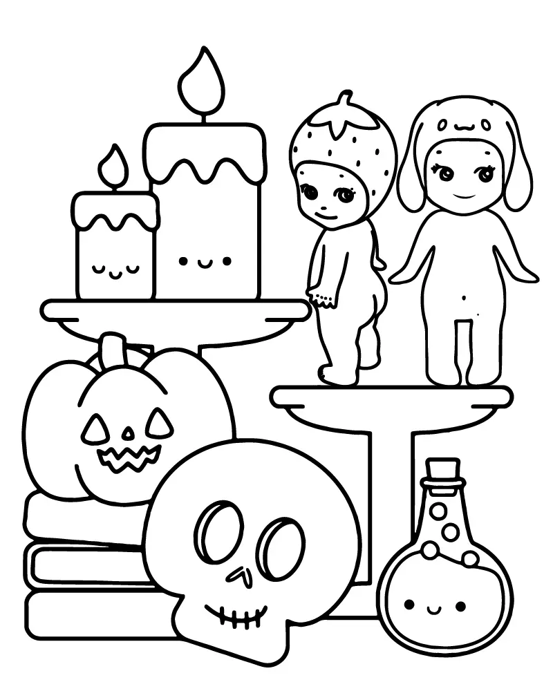 Sonny Angel para Colorear 12