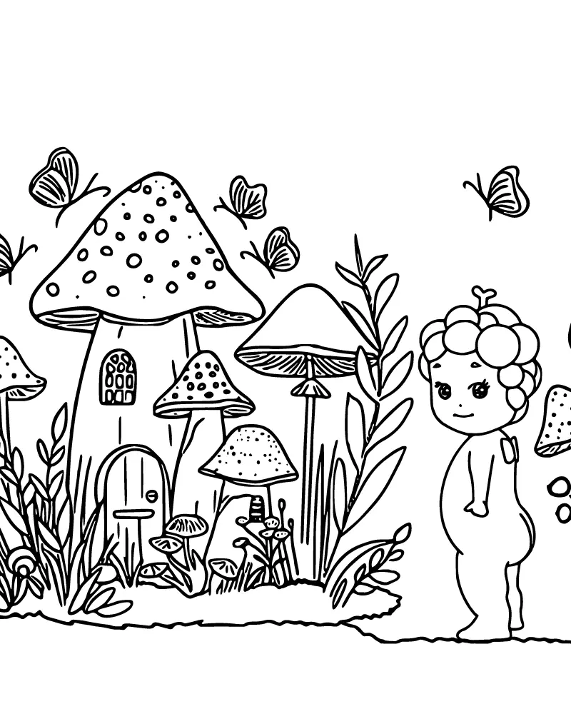 Sonny Angel para Colorear 13