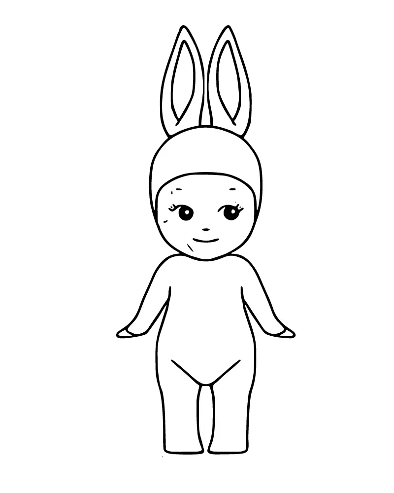 Sonny Angel para Colorear 7