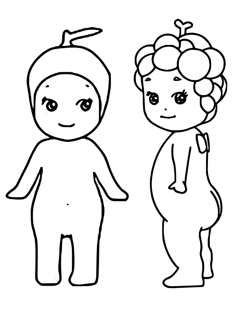 Sonny Angel para Colorear 8