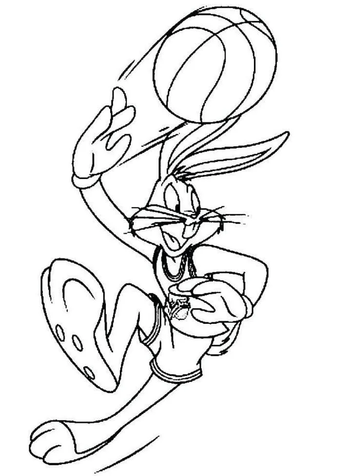 Space Jam Coloring Pages 10