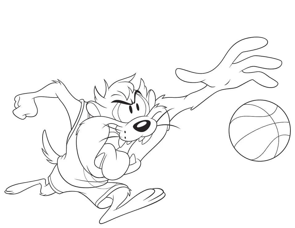 Space Jam Coloring Pages 16